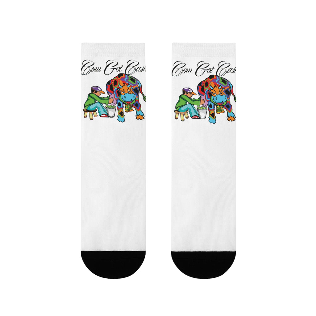 Cow Got Cash Crew Socks