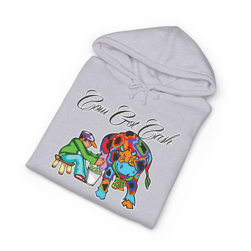 Cow Got Cash Hoodie — "More Hustle" Graphic Sweatshirt