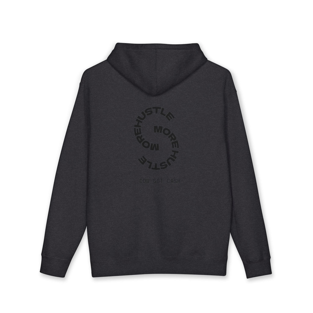 Cow Got Cash Hoodie — "More Hustle" Graphic Sweatshirt