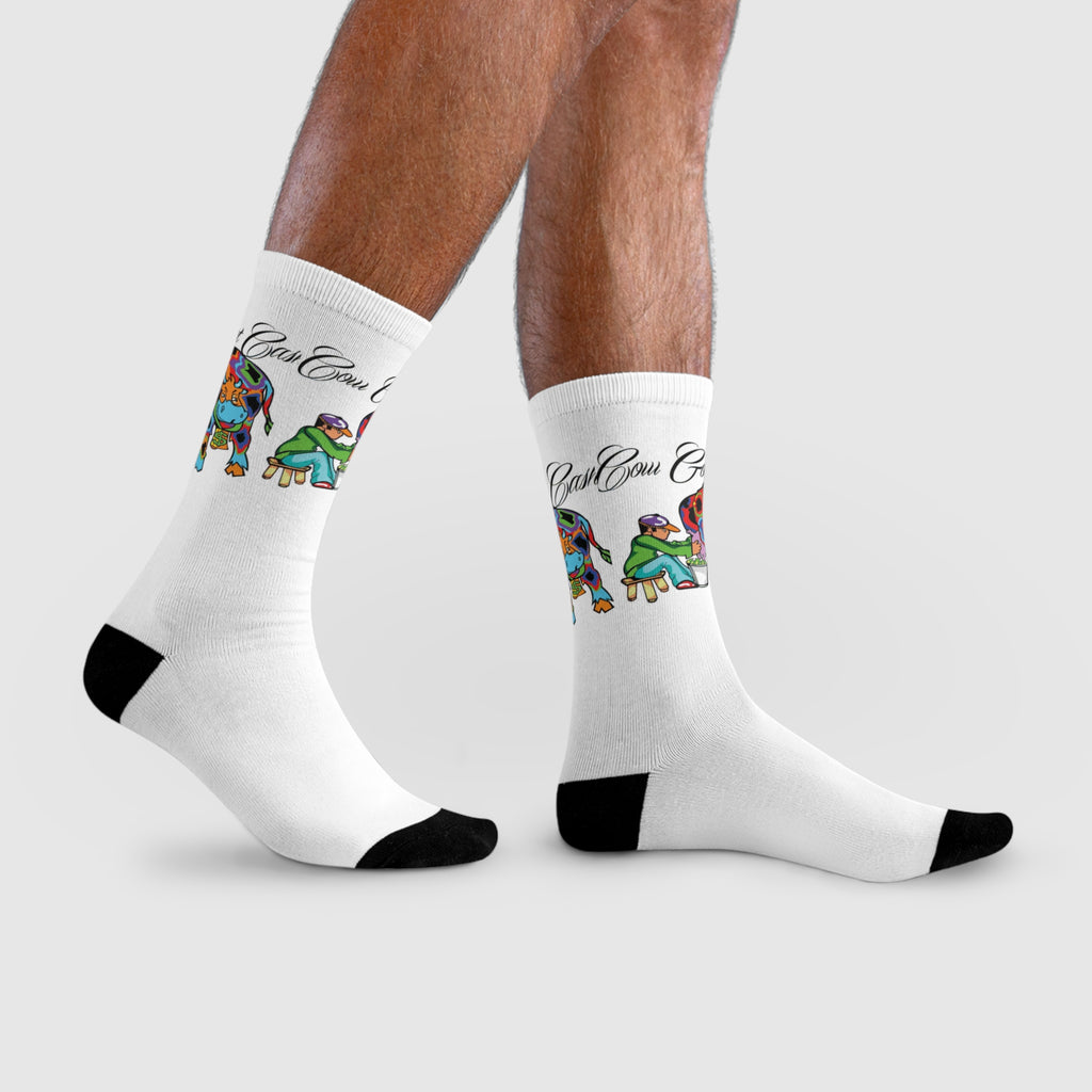 Cow Got Cash Crew Socks