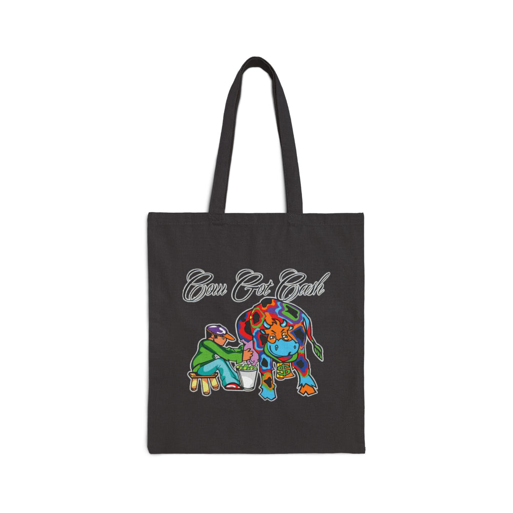 Cow Got Cash Canvas Tote — Grocery Bag