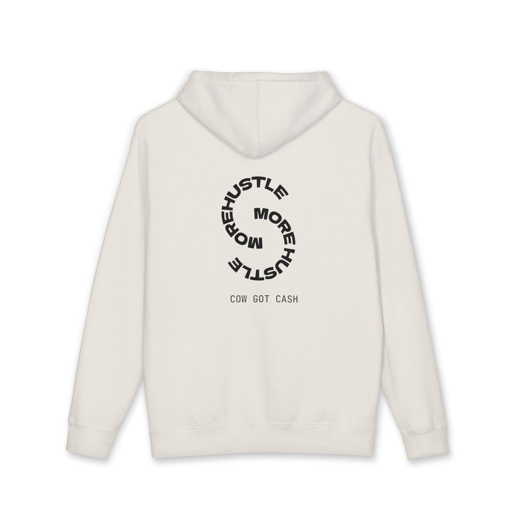 Cow Got Cash Hoodie — "More Hustle" Graphic Sweatshirt