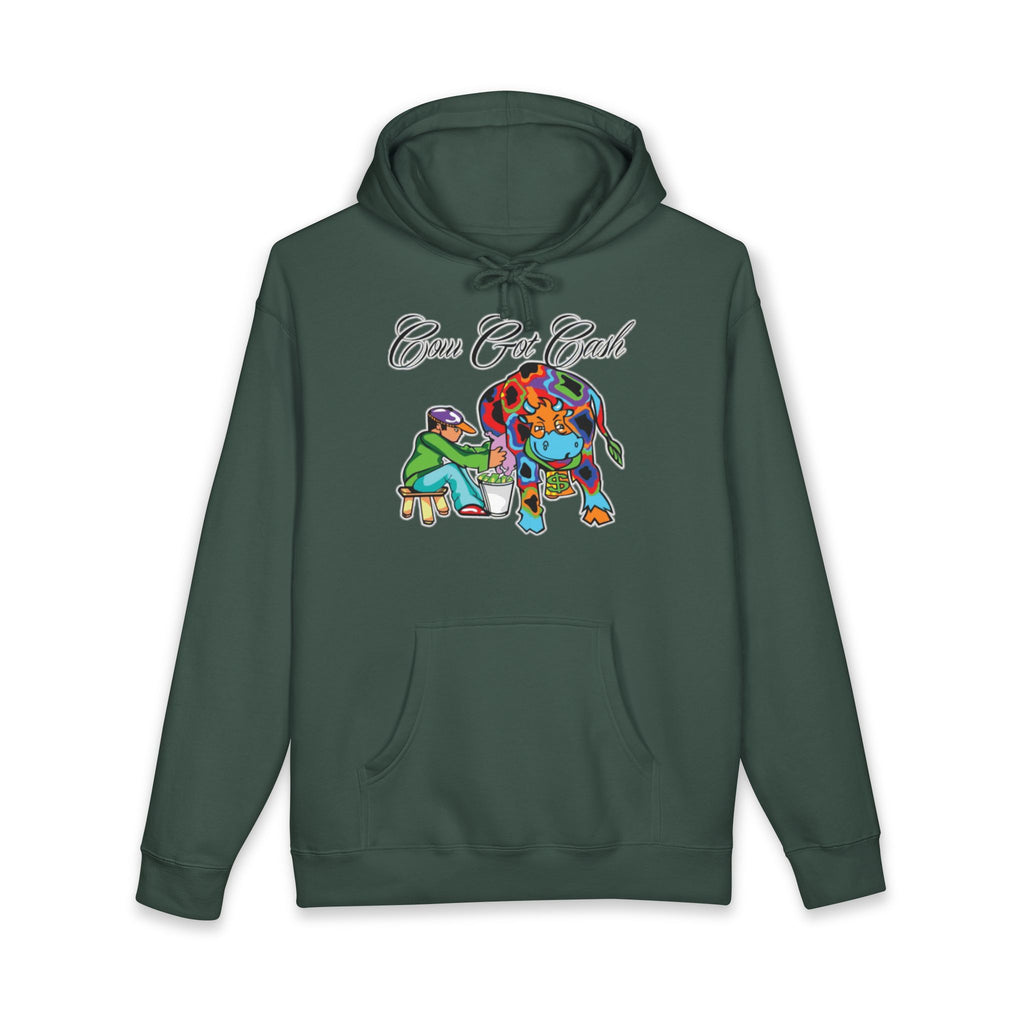 Cow Got Cash Hoodie — "More Hustle" Graphic Sweatshirt