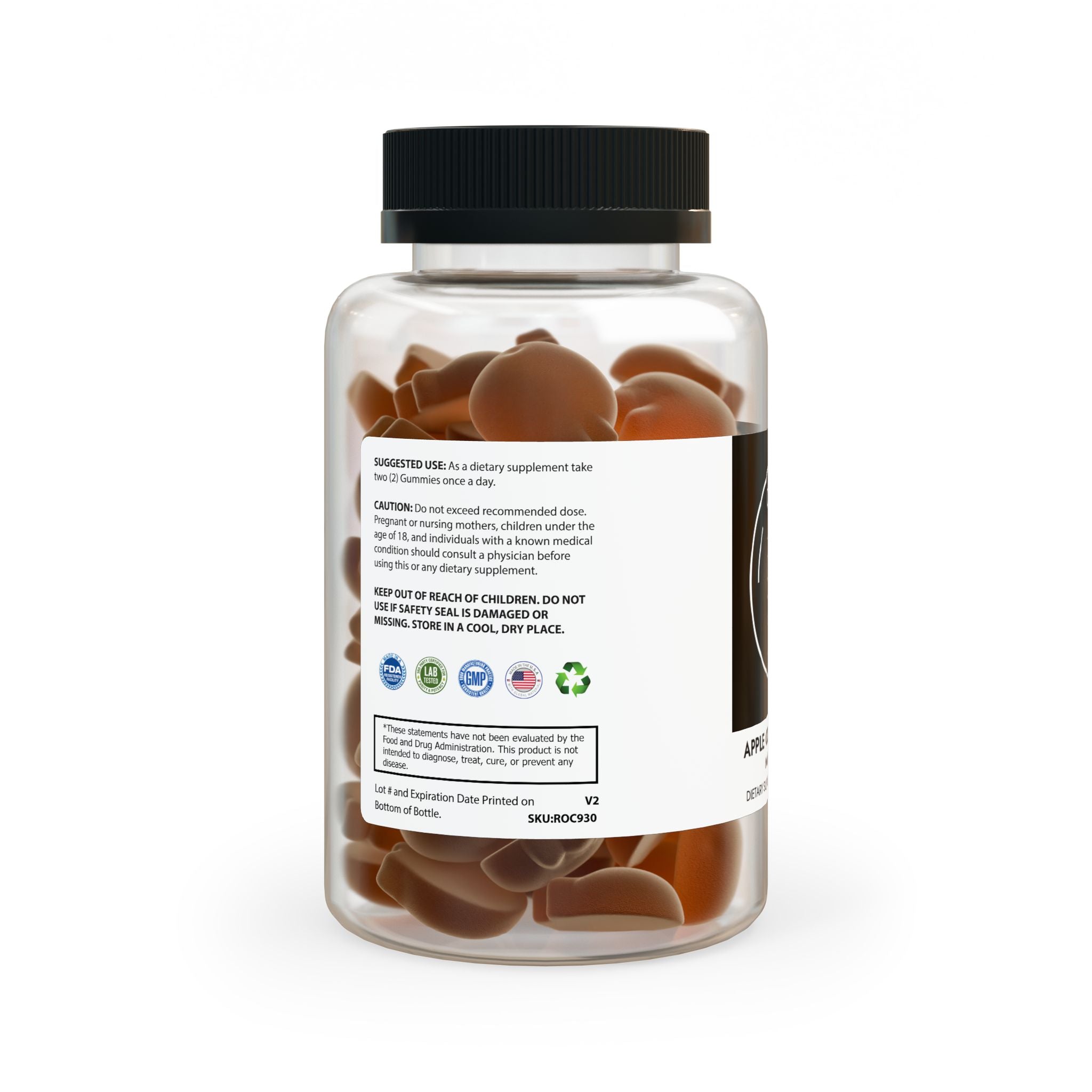 Apple Cider Vinegar Gummies (60 Gummies)