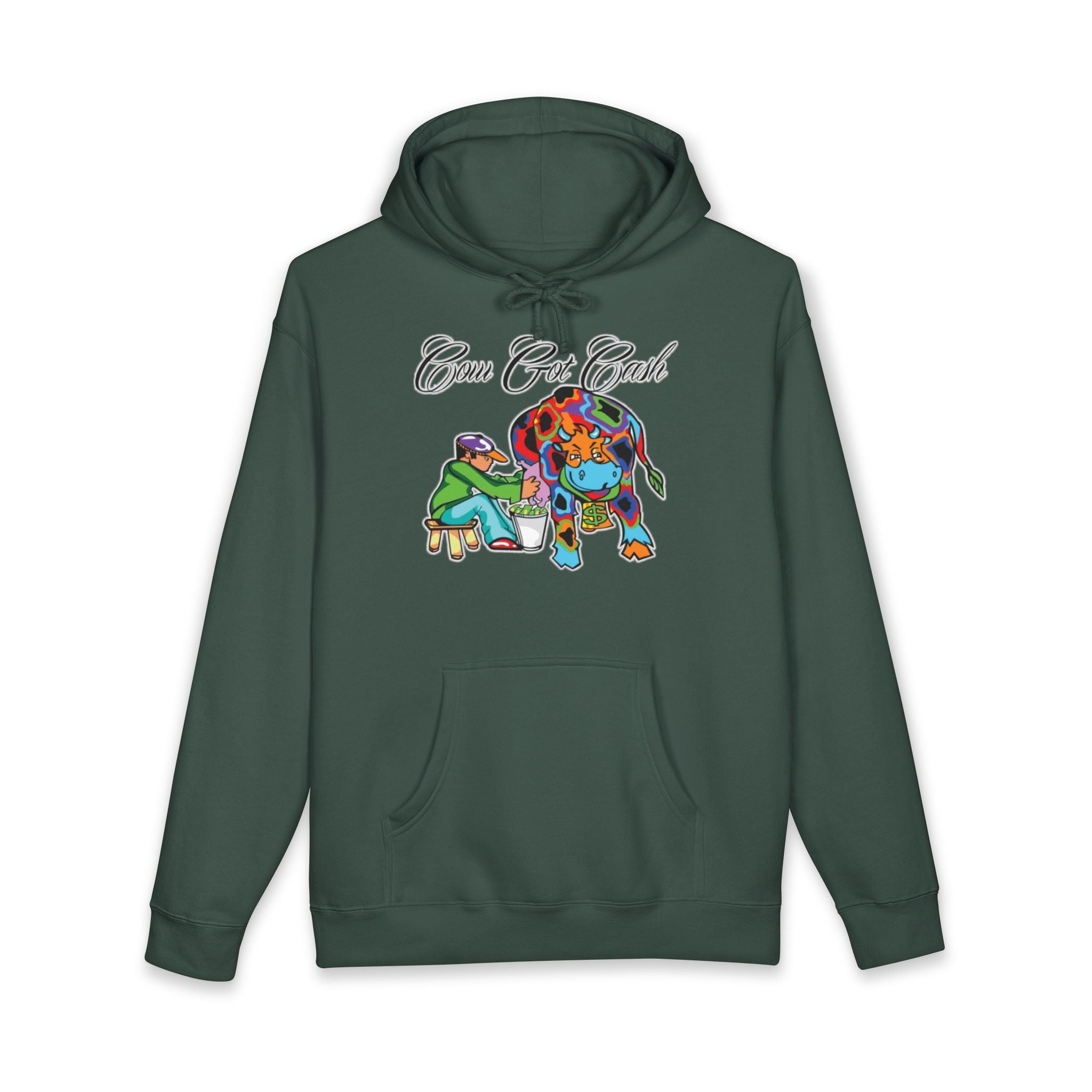 Cow Got Cash Hustler University Hoodie