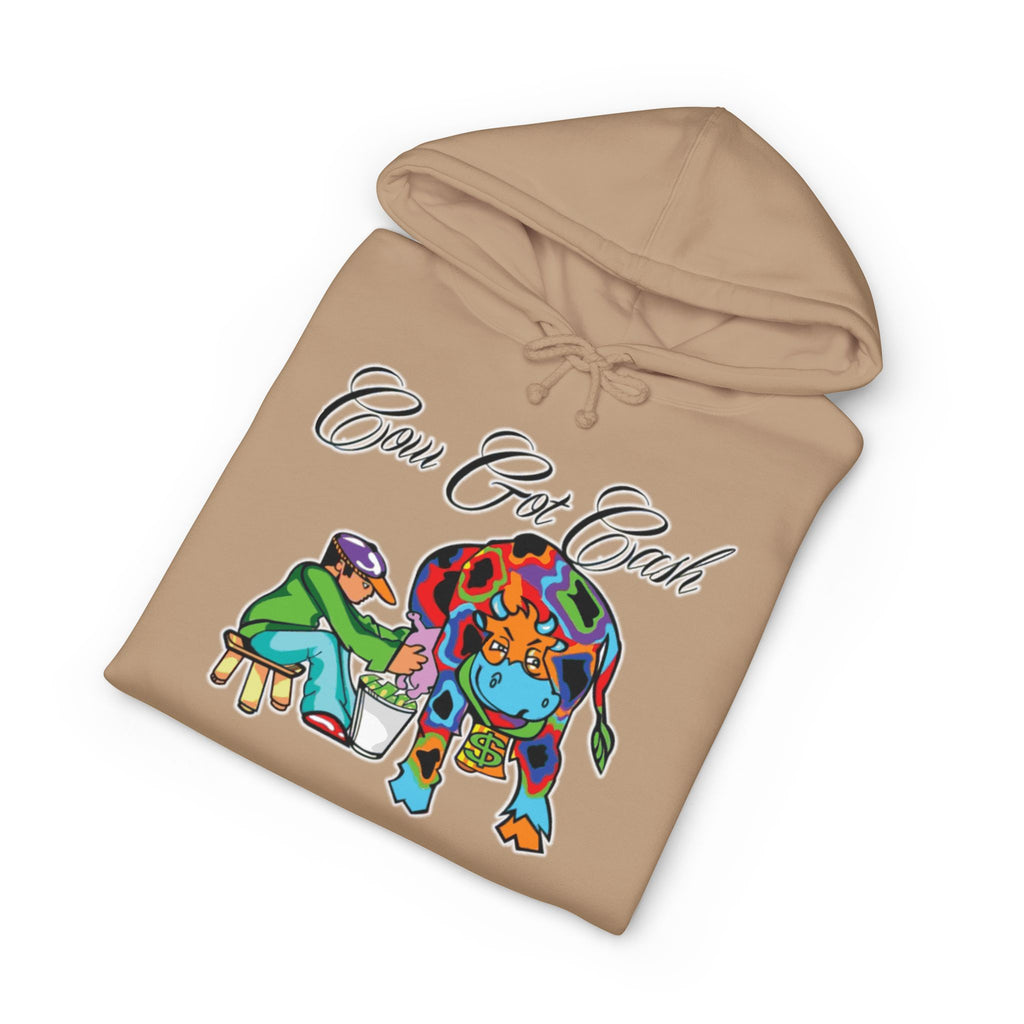 Cow Got Cash Hoodie — "More Hustle" Graphic Sweatshirt