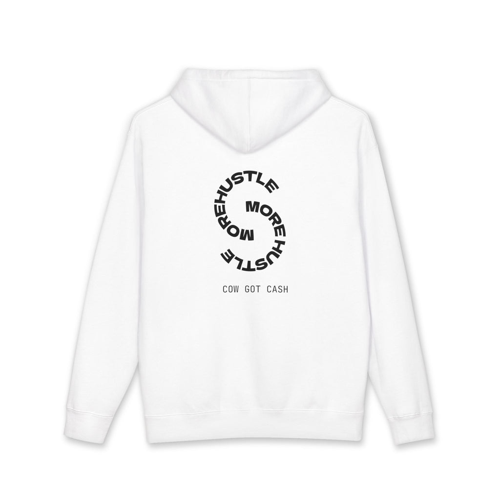 Cow Got Cash Hoodie — "More Hustle" Graphic Sweatshirt
