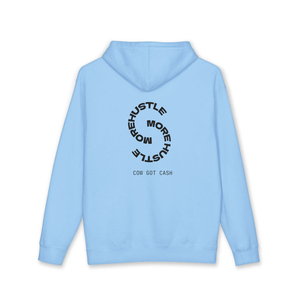 Cow Got Cash Hoodie — "More Hustle" Graphic Sweatshirt
