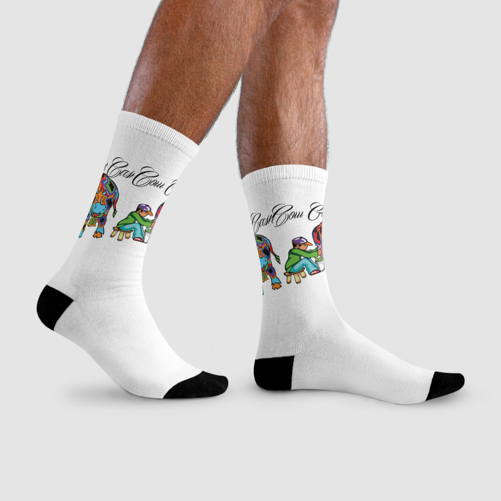 Cow Got Cash Crew Socks