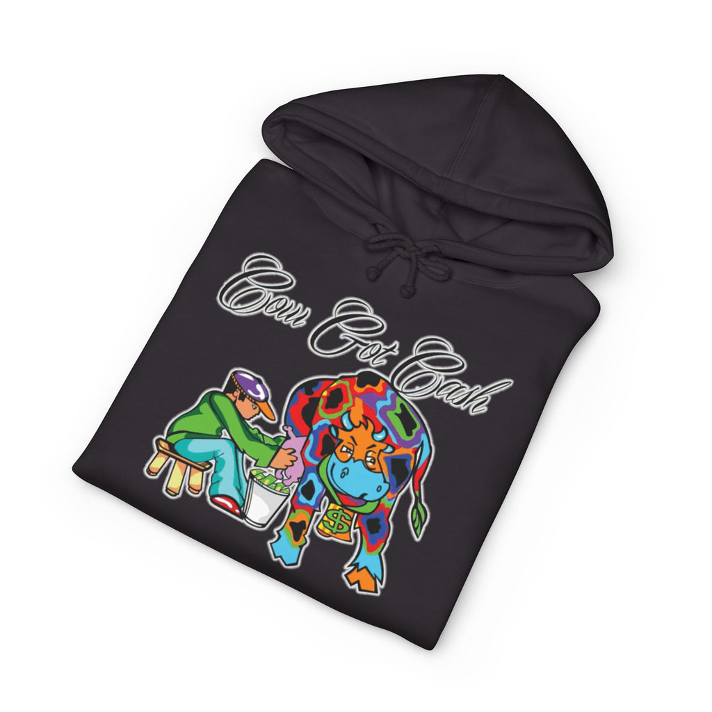 Cow Got Cash Hoodie — "More Hustle" Graphic Sweatshirt