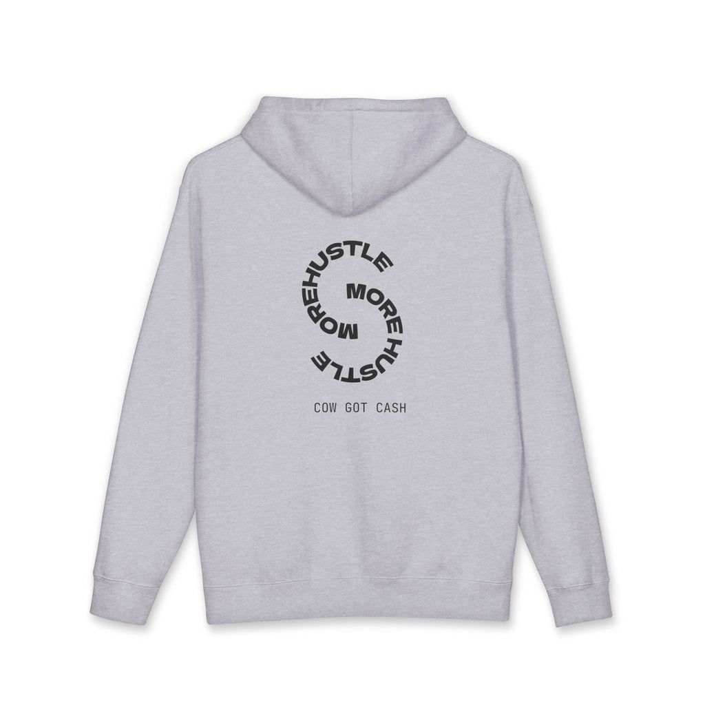 Cow Got Cash Hoodie — "More Hustle" Graphic Sweatshirt