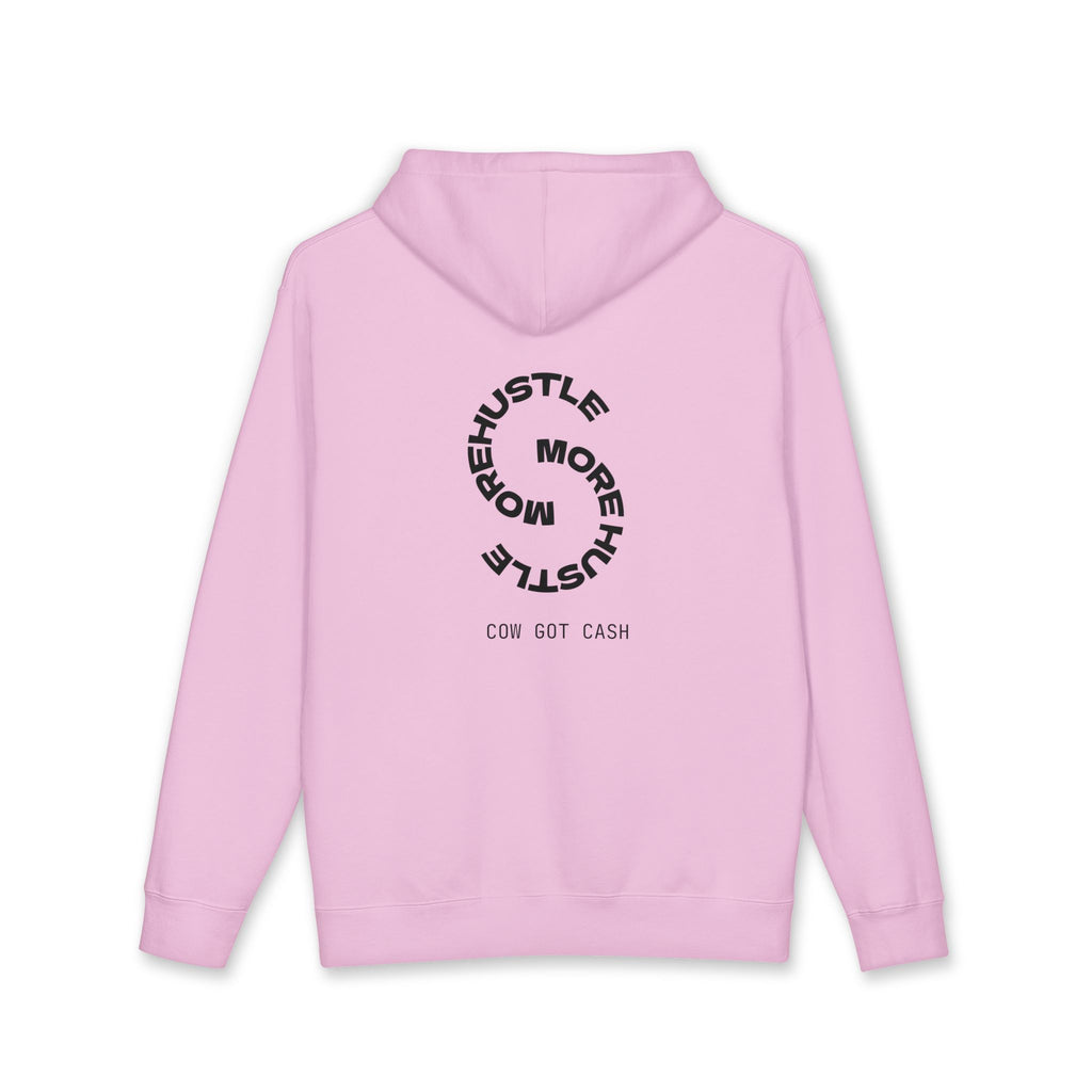 Cow Got Cash Hoodie — "More Hustle" Graphic Sweatshirt