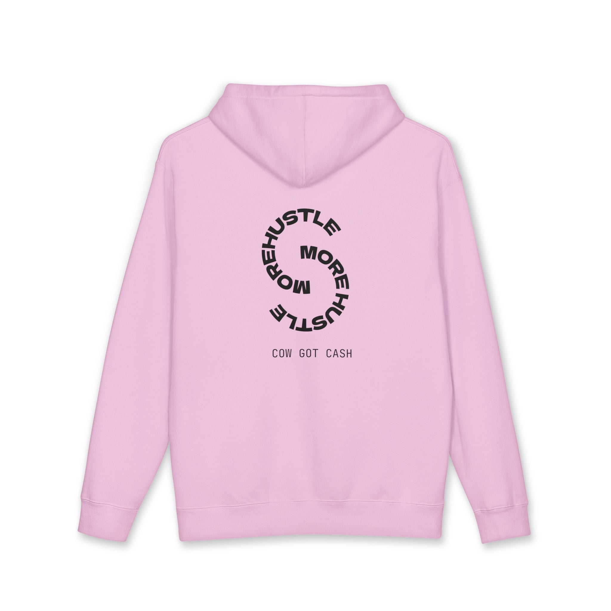 Cow Got Cash Hoodie — "More Hustle" Graphic Sweatshirt