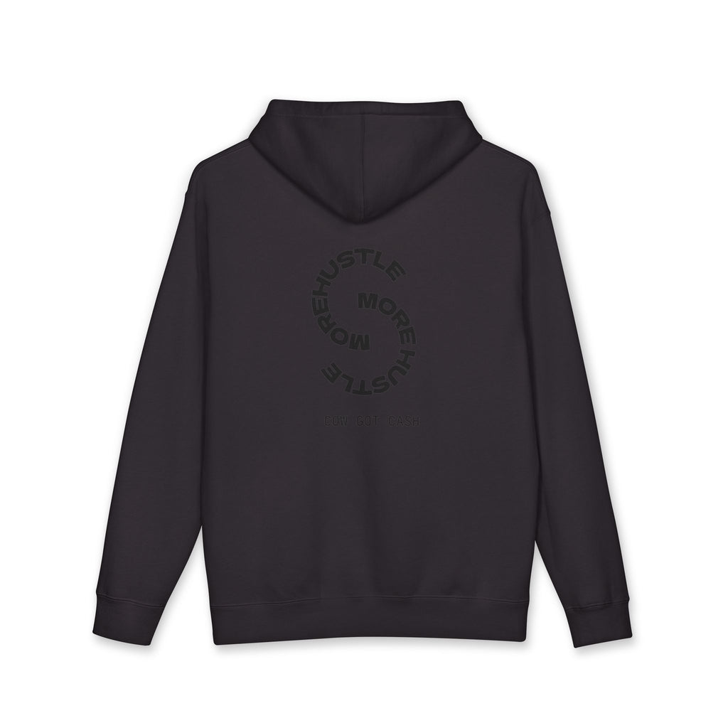Cow Got Cash Hoodie — "More Hustle" Graphic Sweatshirt