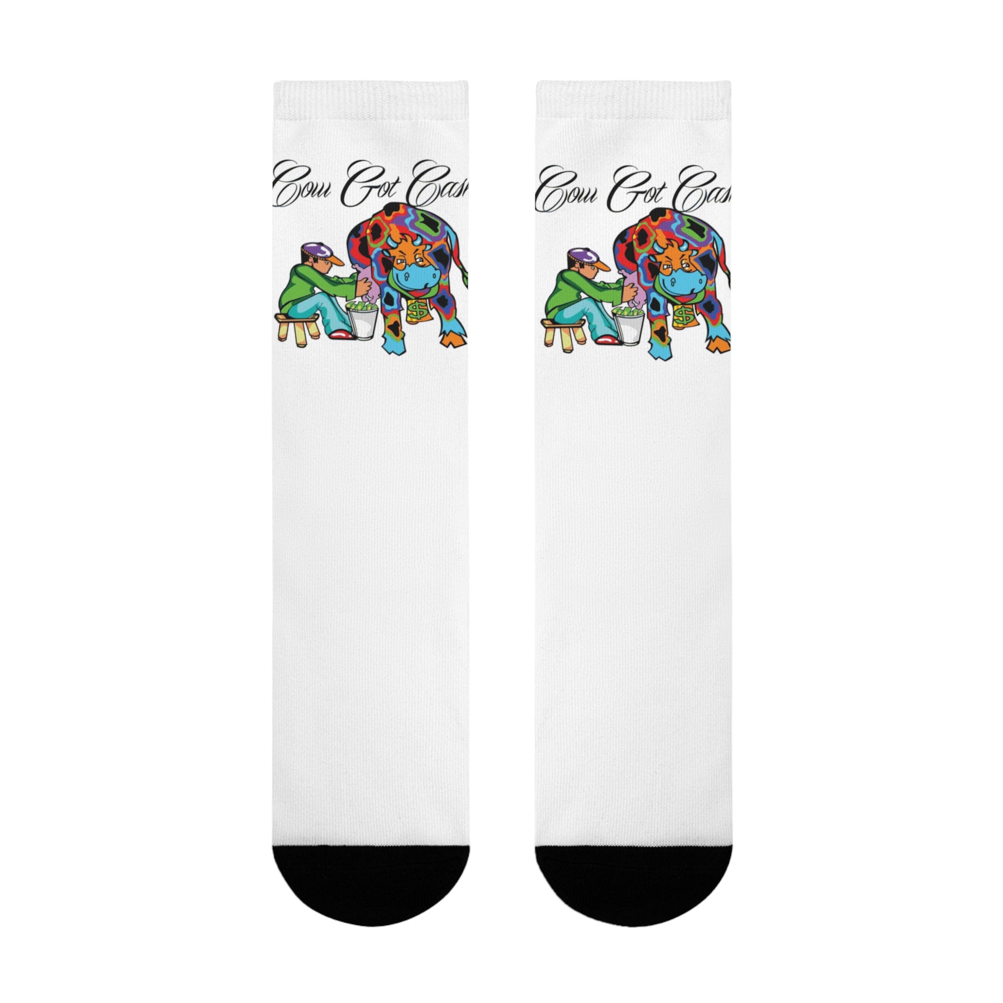 Cow Got Cash Crew Socks