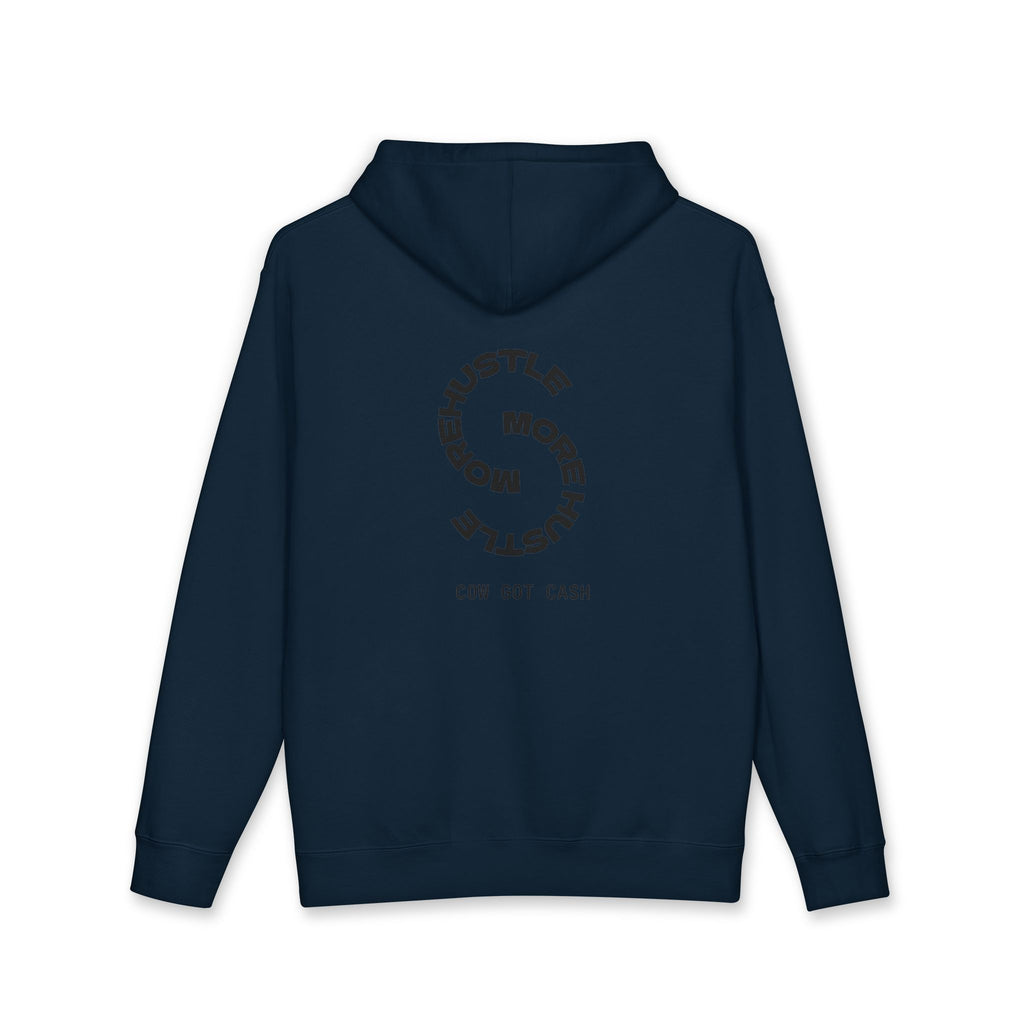 Cow Got Cash Hoodie — "More Hustle" Graphic Sweatshirt