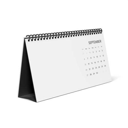 2026 Desktop Calendar — 'Cow Got Cash' Colorful Cow Desk Planner (Grid Months)