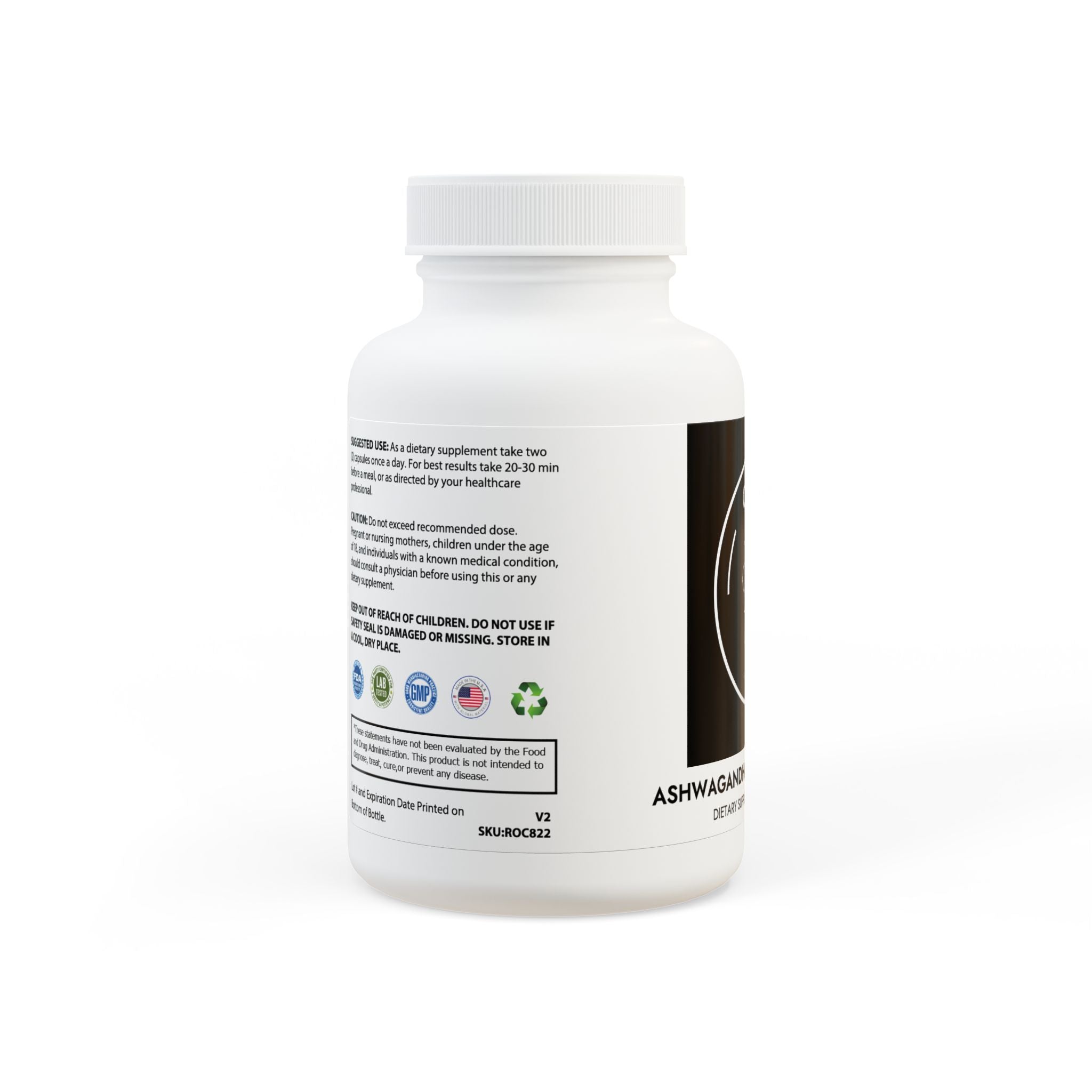 Ashwagandha and Black Pepper Supplement (60 capsules)