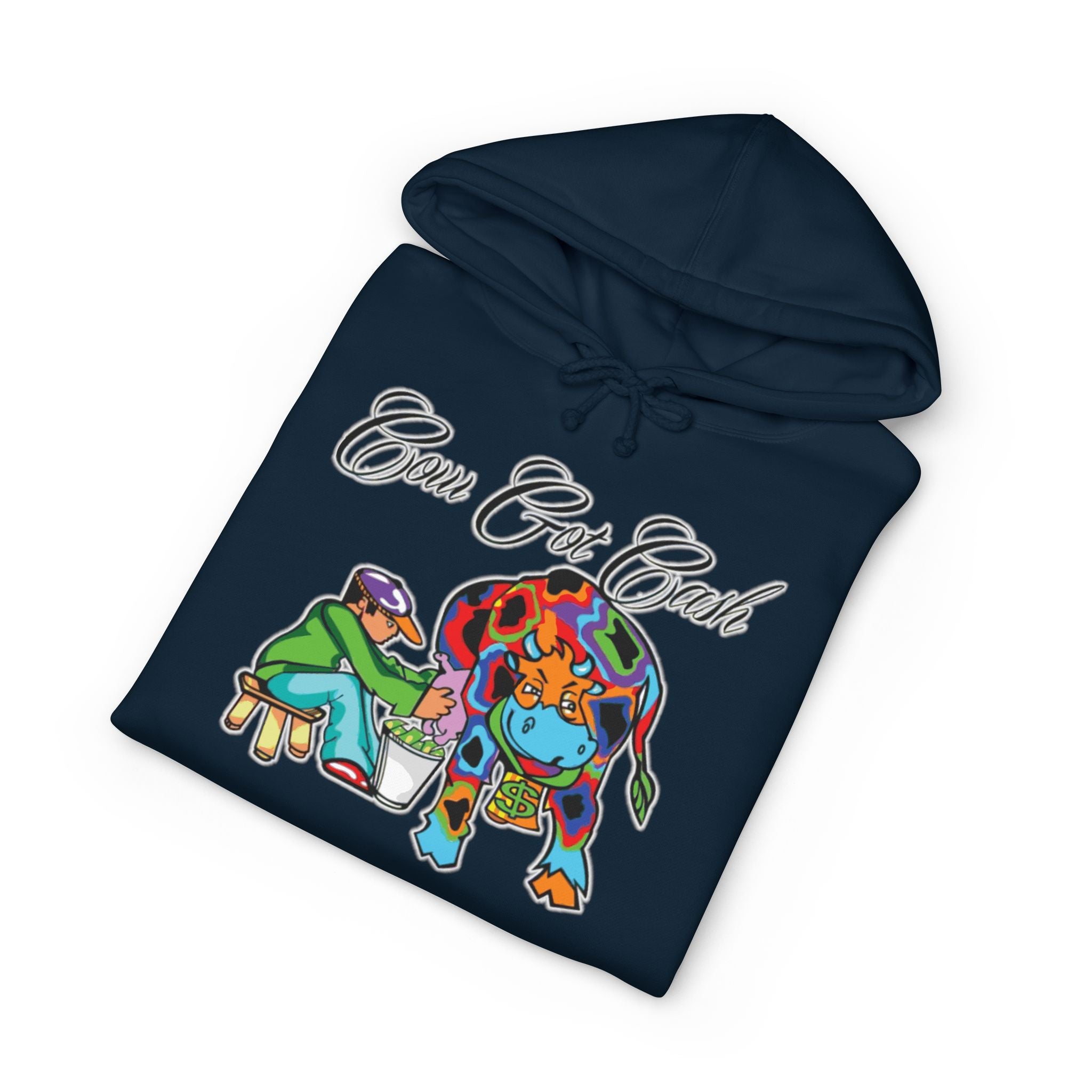 Cow Got Cash Hustler University Hoodie