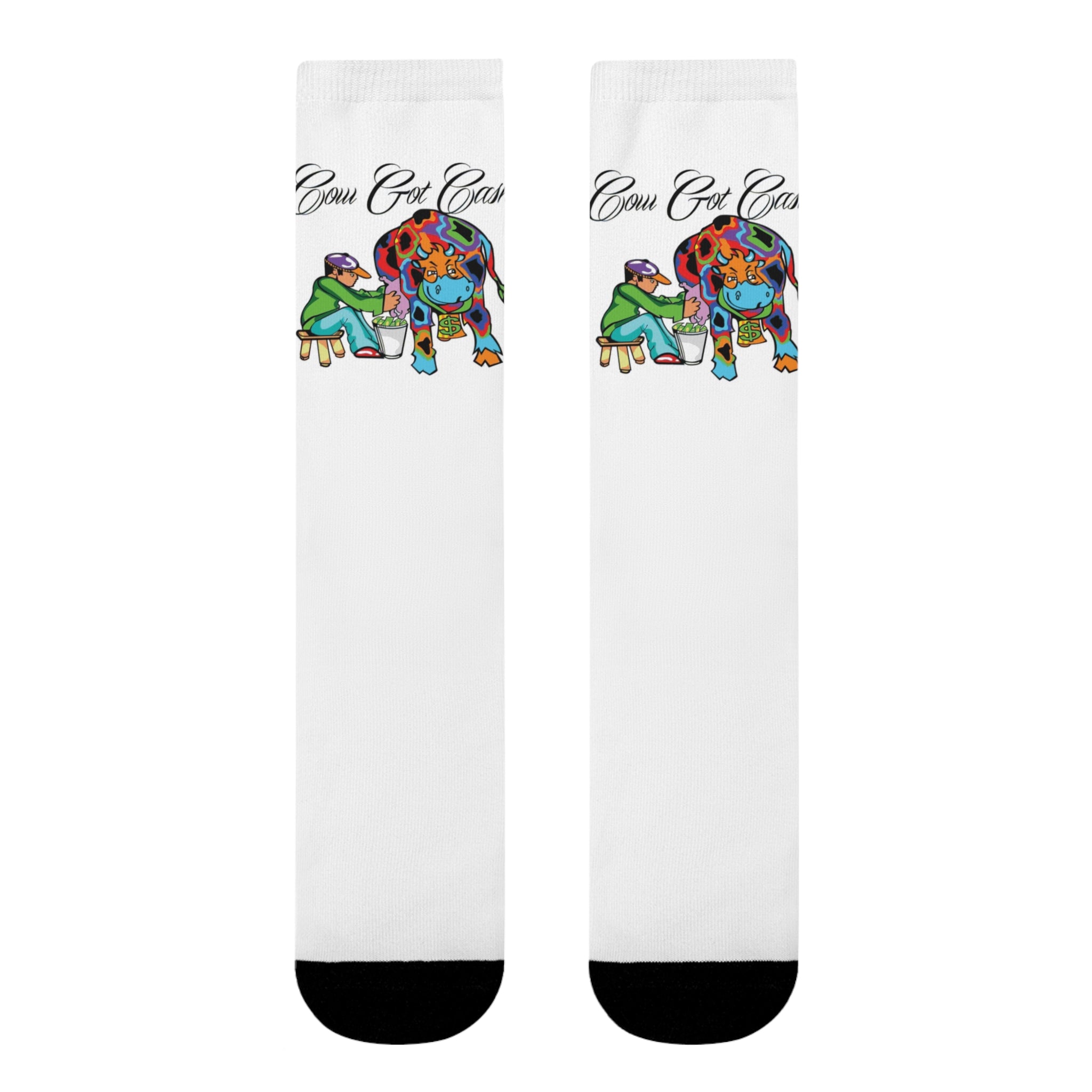 Cow Got Cash Crew Socks