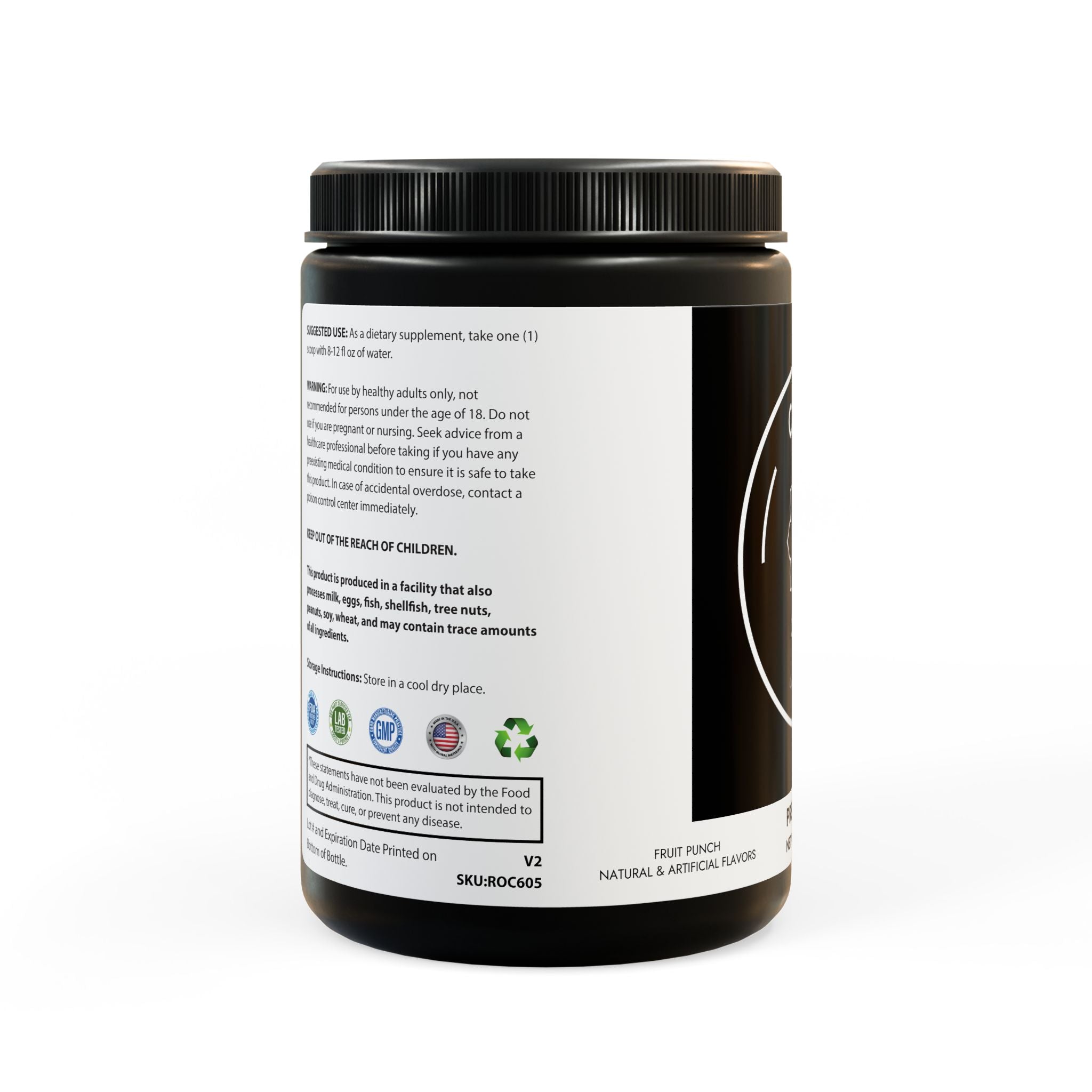 Pre-Workout Supplement, Fruit Punch (204g, 7.1oz)