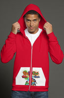 Men's Custom with Full Color Zip Up Hoodie - CowBrand Clothing Store