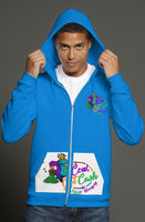 Men's Custom Money Bag Zip Up Hoodie - CowBrand Clothing Store