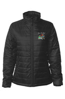 Cow Got Cash Womens Puffer Jacket