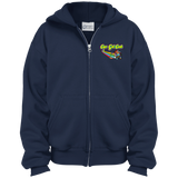 Youth Embroidery CCG Logo Full Zip Hoodie - CowBrand Clothing Store