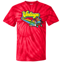 Youth Vintage Logo Tie Dye T-Shirt - CowBrand Clothing Store