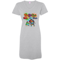 Ladies Cow Got Cash V-Neck T-Shirt Dress