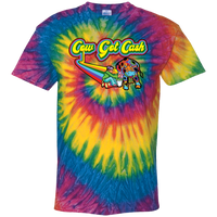 Men's Cow Got Cash Color Logo Cotton Tie Dye T-Shirt - CowBrand Clothing Store
