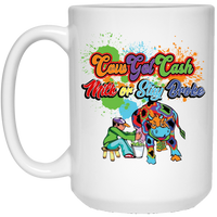 CGC Color Splash White Mug - CowBrand Clothing Store