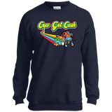 Kids Cow Got Cash Color Logo Crewneck Sweatshirt