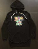 Ladies Cow Got Cash Hooded Pullover Dress