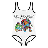 Kids Cow Got Cash Toddler Swimsuit