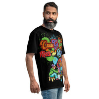 Men's Cow Got Cash Full Print Color Splash T-shirt