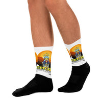 Cow Got Cash Sunset Rising Socks
