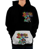 Men's Custom  Kangaroo Pocket Splash Logo Hoodie - CowBrand Clothing Store