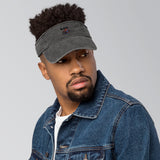 Cow Got Cash Denim Visor