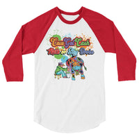 Kids Cow Got Cash Splash Baseball Raglan
