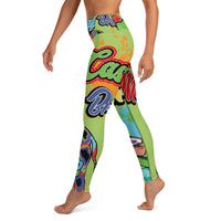Ladies Cow Got Cash Yoga Leggings