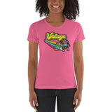 Ladies Cow Got Cash Vintage Logo T-Shirt