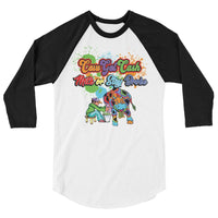 Kids Cow Got Cash Splash Baseball Raglan