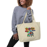 Cow Got Cash Large Organic Tote Bag - CowBrand Clothing Store