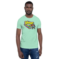 Men's Cow Got Cash Vintage Logo Short-Sleeve T-Shirt