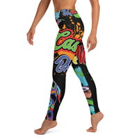 Ladies Cow Got Cash Yoga Leggings