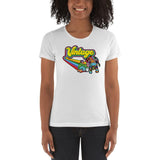 Ladies Cow Got Cash Vintage Logo T-Shirt