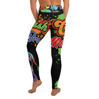 Ladies Cow Got Cash Yoga Leggings