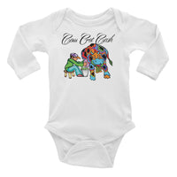 Baby Cow Got Cash Long Sleeve Bodysuit